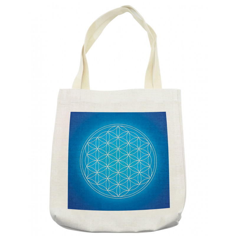 Flower of Life Grid Tote Bag