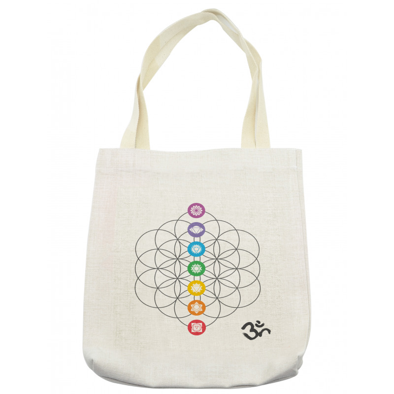 Chakra Point Rings Tote Bag