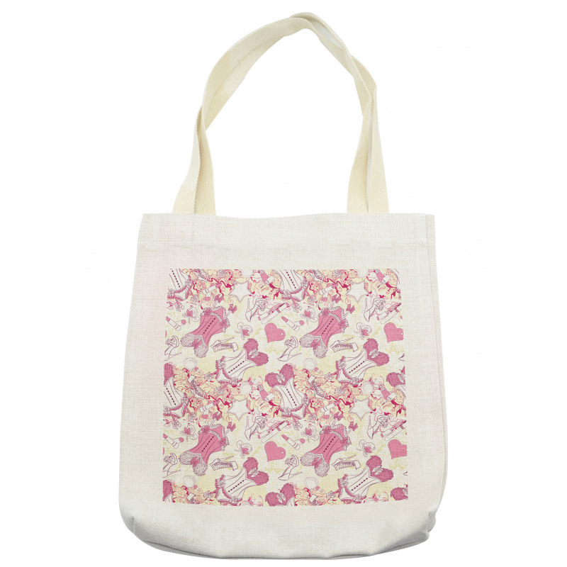 Vintage and Feminine Tote Bag