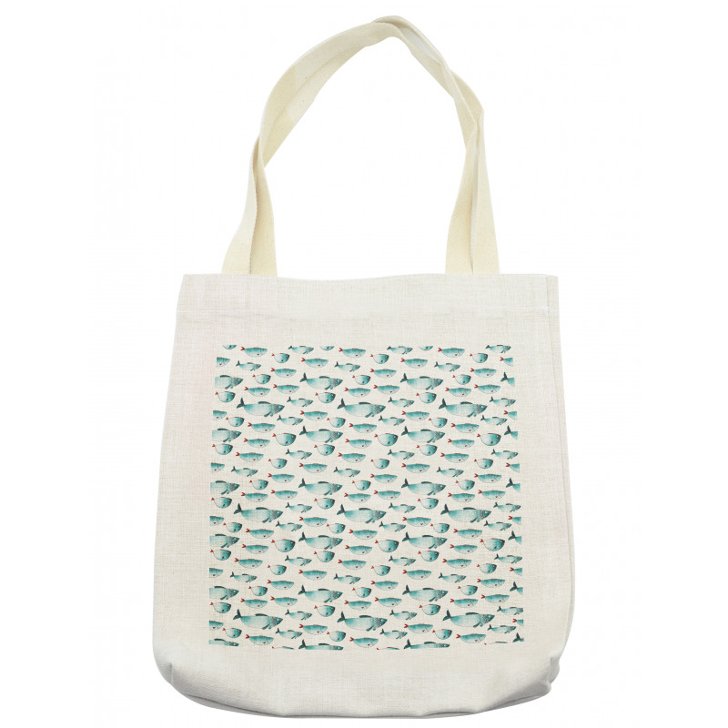 Watercolor Marine Animal Tote Bag