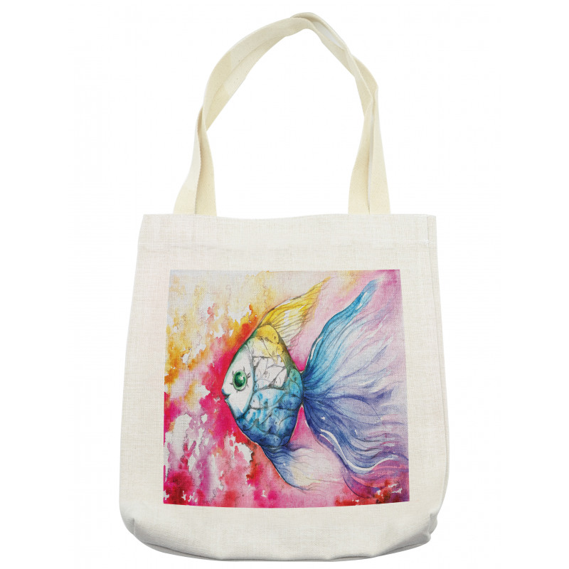 Watercolor Abstract Art Tote Bag