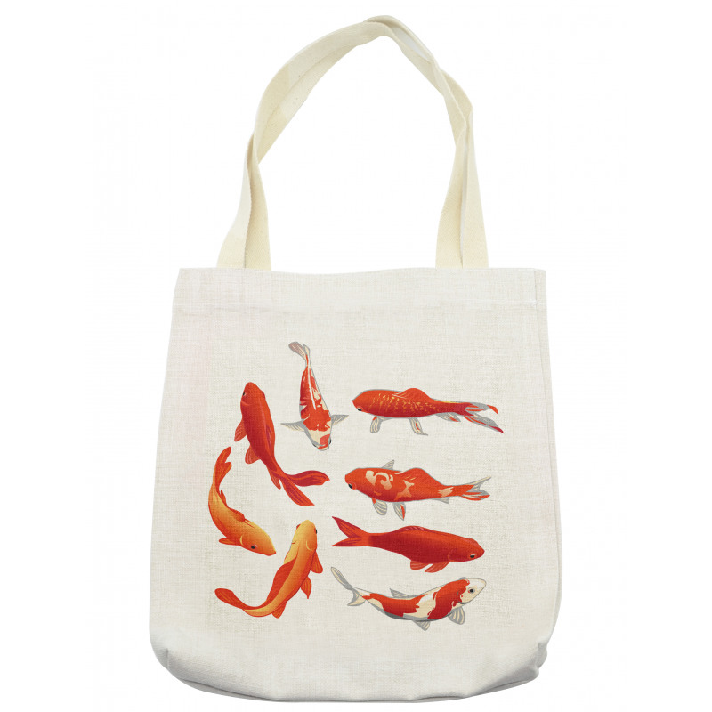 Koi Shoal Chinese Animal Tote Bag