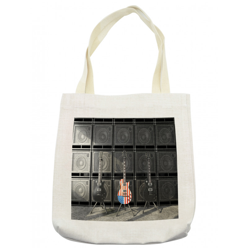 Digital Rock Guitar Tote Bag