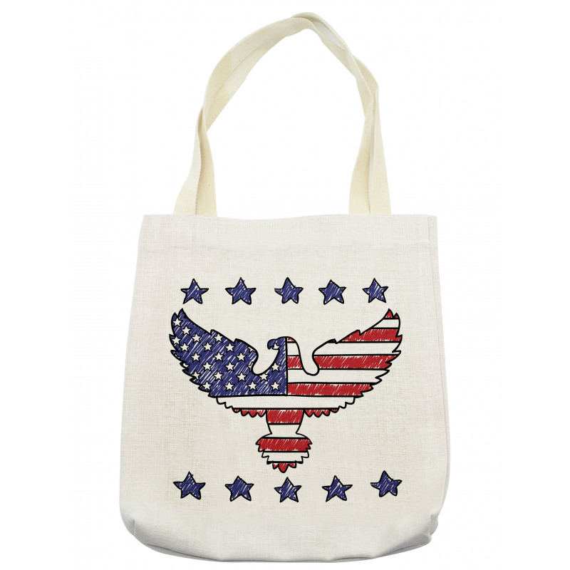 Patriotic Eagle Tote Bag