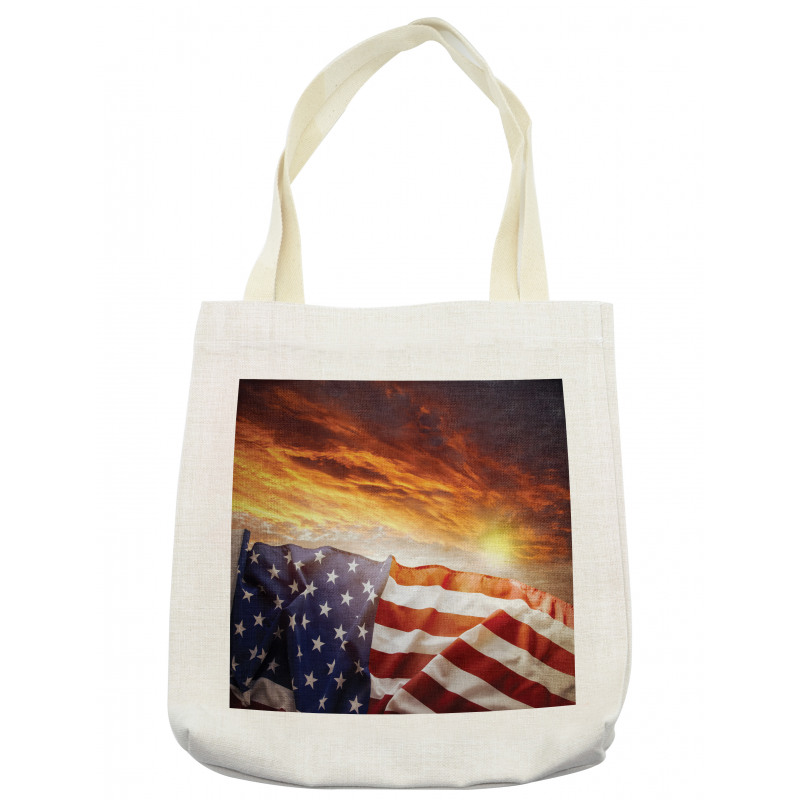 Sunset and Horizon Tote Bag