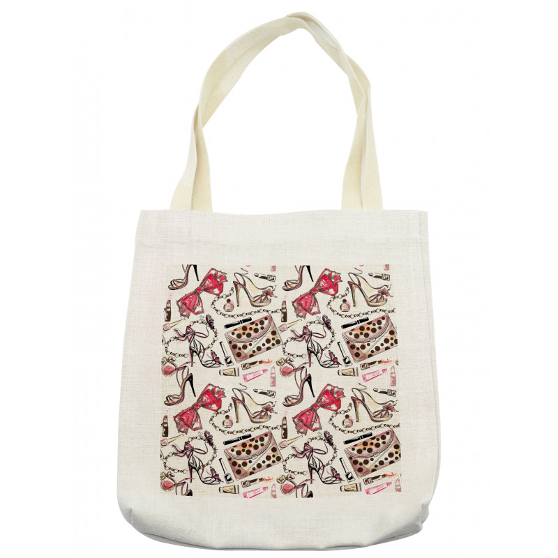 Feminine Beauty Items Tote Bag