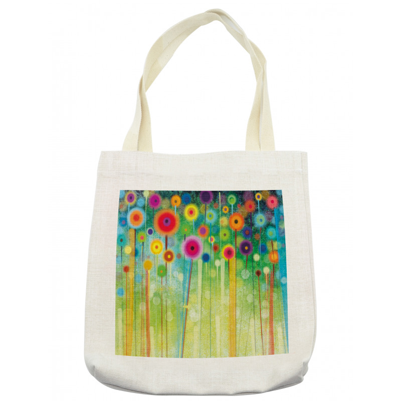Abstract Art Dandelion Tote Bag
