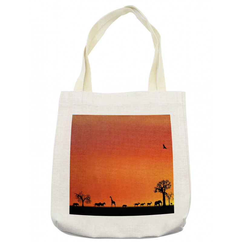 Safari Sunset with Gull Tote Bag