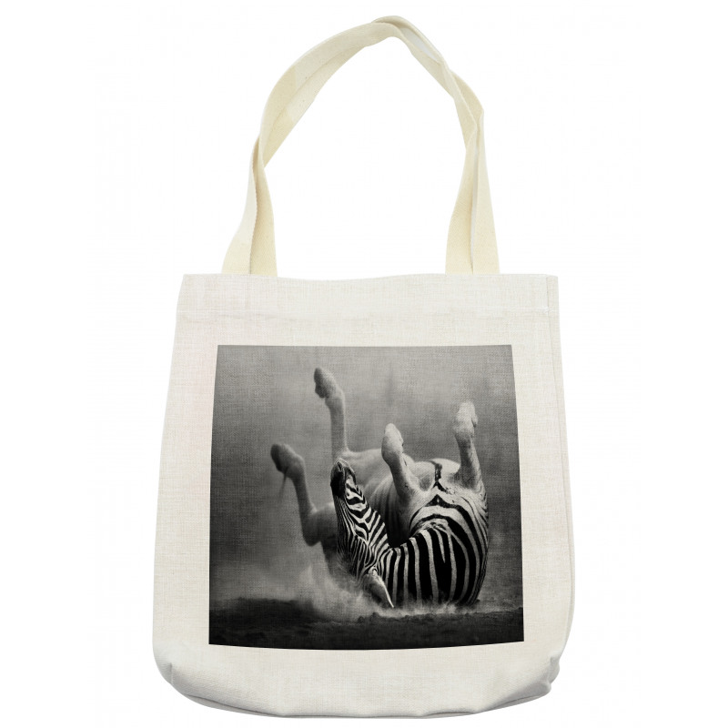 Savage Zebra Striped Tote Bag