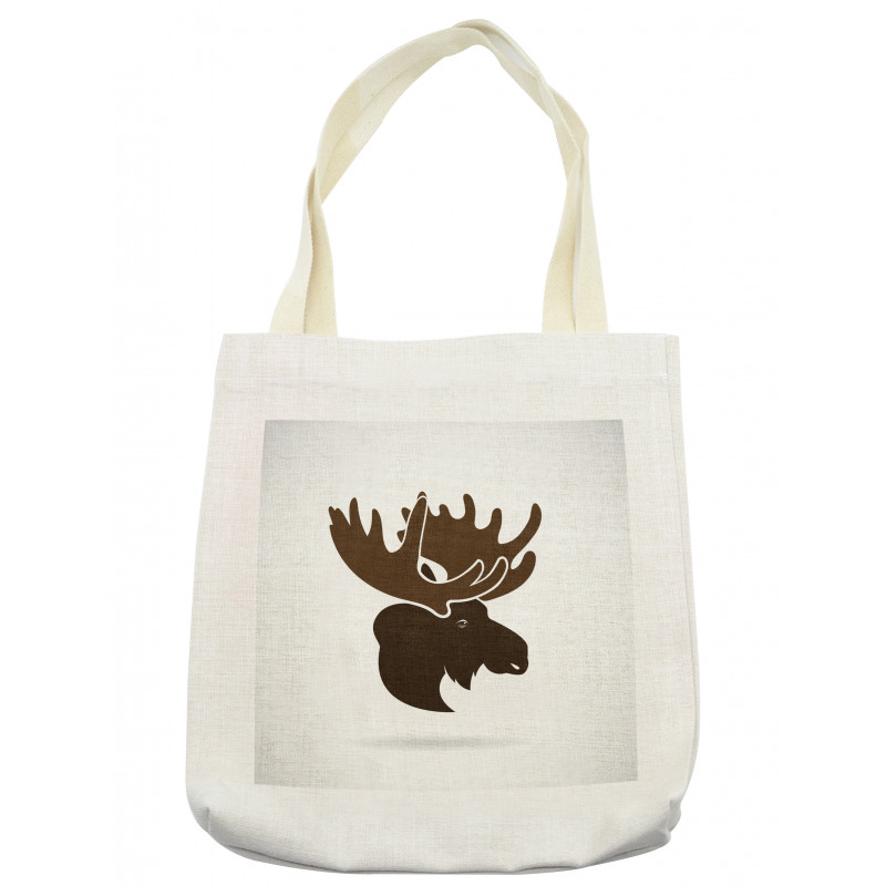 Canadian Deer Head Tote Bag