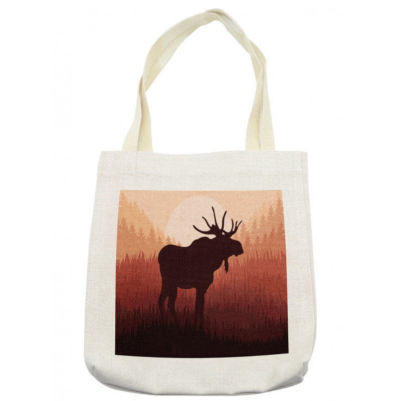 Forest Antlers Wild Deer Tote Bag