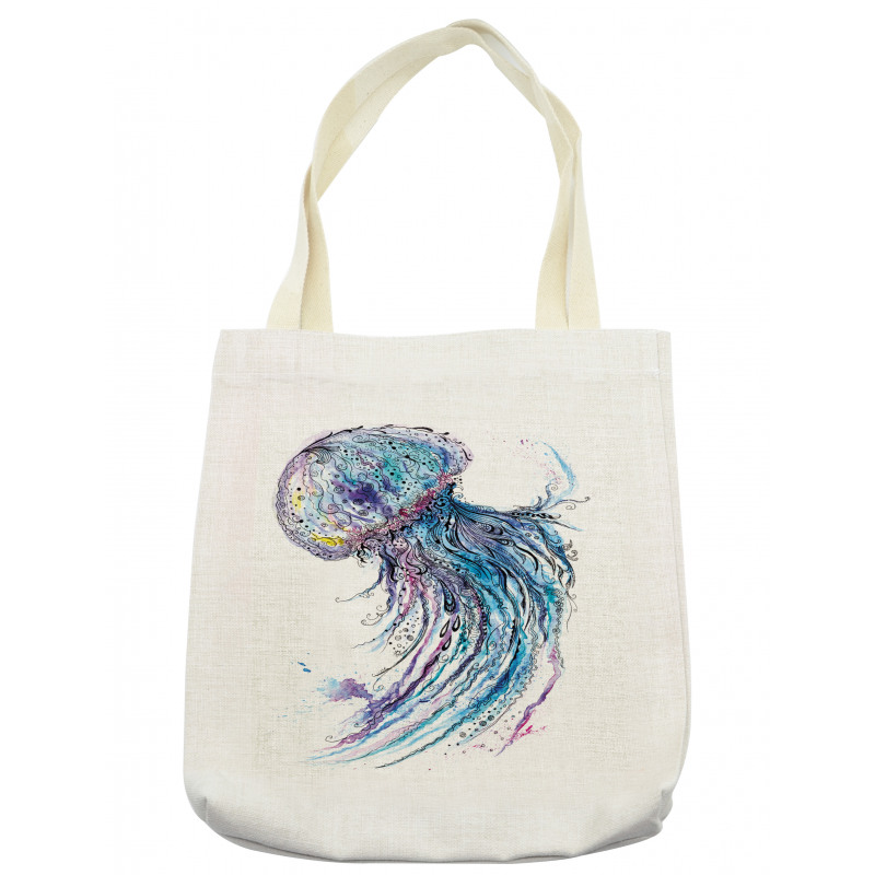 Aqua Colors Creative Tote Bag