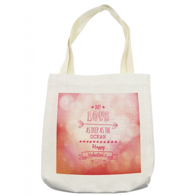 Pink Love Story Tote Bag