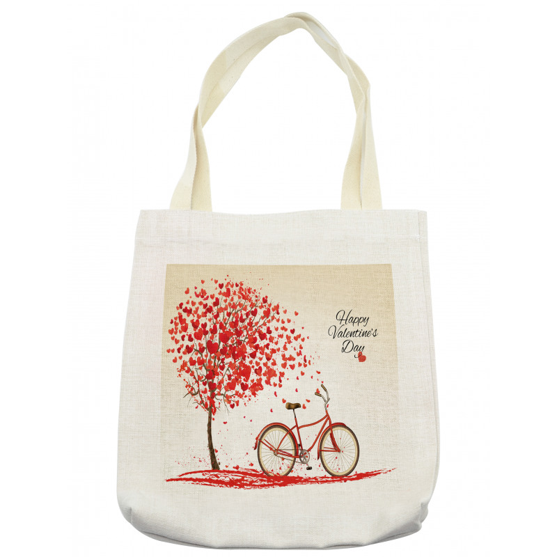 Heart Tree Bike Tote Bag