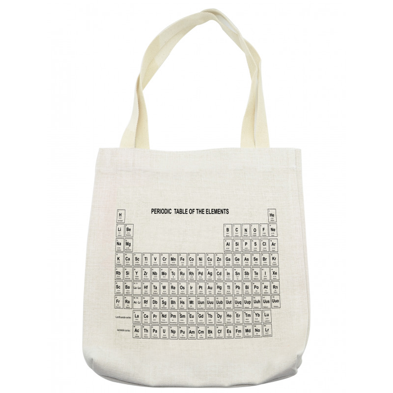 Element Table Chemisty Tote Bag