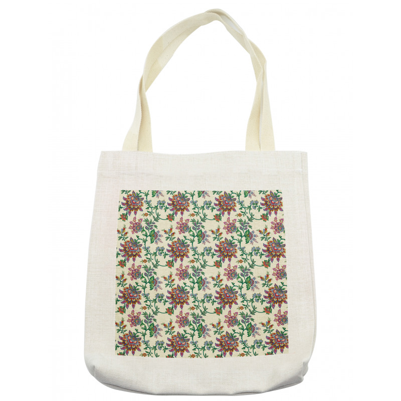 Colorful Flowers Tote Bag