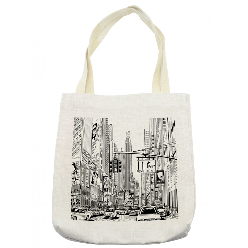 Downtown Manhattan Tote Bag