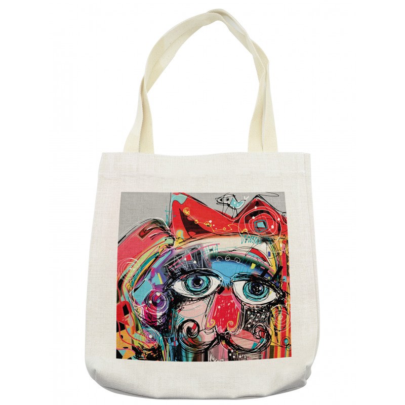 Grafitti Sketchy Paint Tote Bag