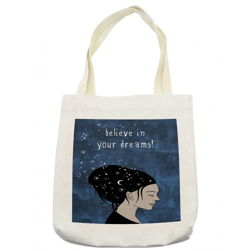 Dreamy Girl Words Tote Bag