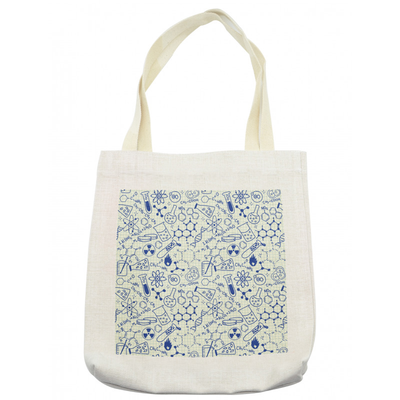 Geometry Chemistry Theme Tote Bag