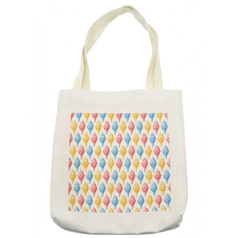 Ice Cream Cones 50s Time Tote Bag