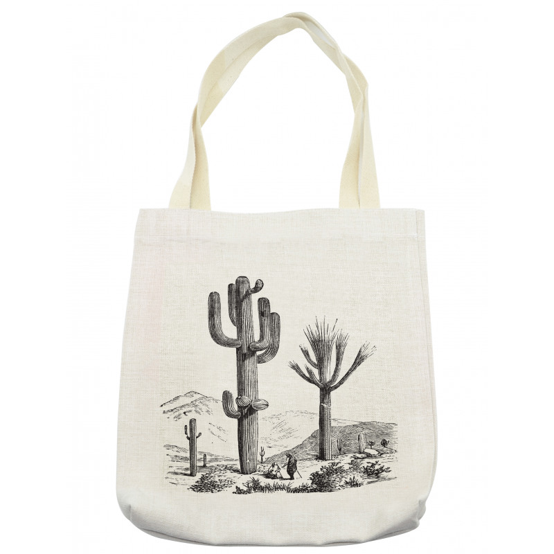 Sketchy Mexican View Tote Bag