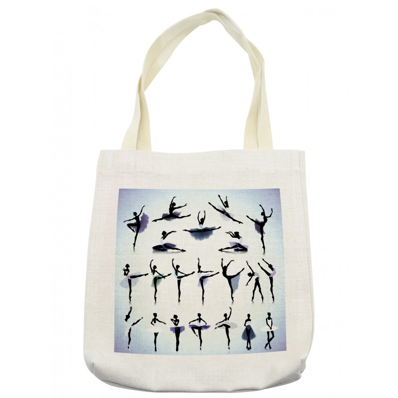 Female Ballet Dancers Tote Bag