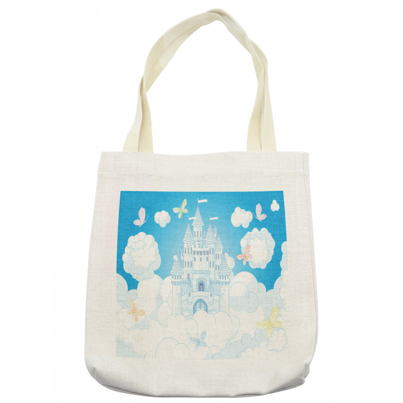 Castle Butterfly Tote Bag