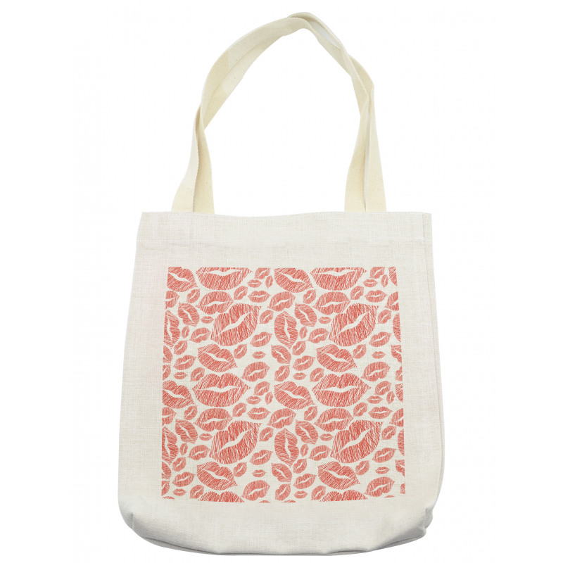 Hot Retro Lady Lips Tote Bag