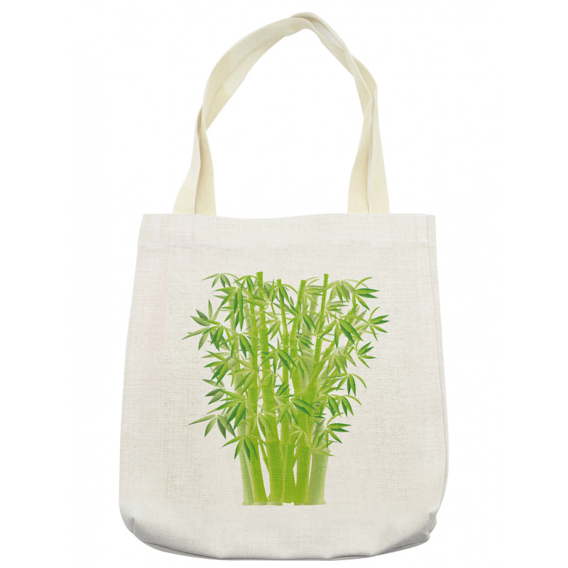 Bamboo Stems with Leaves Tote Bag