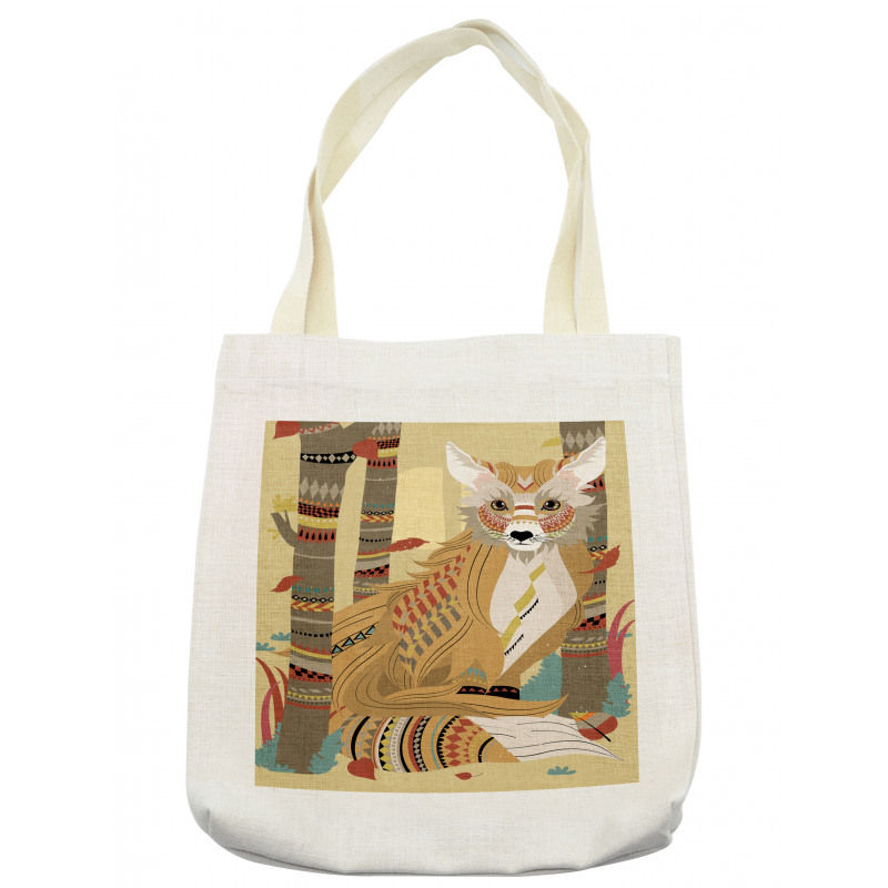 Fluffy Fox in the Forest Tote Bag