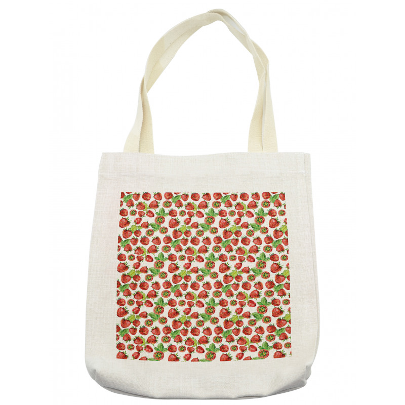 Watercolored Fruits Tote Bag