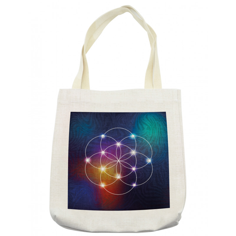 Circles Grid Esoteric Tote Bag