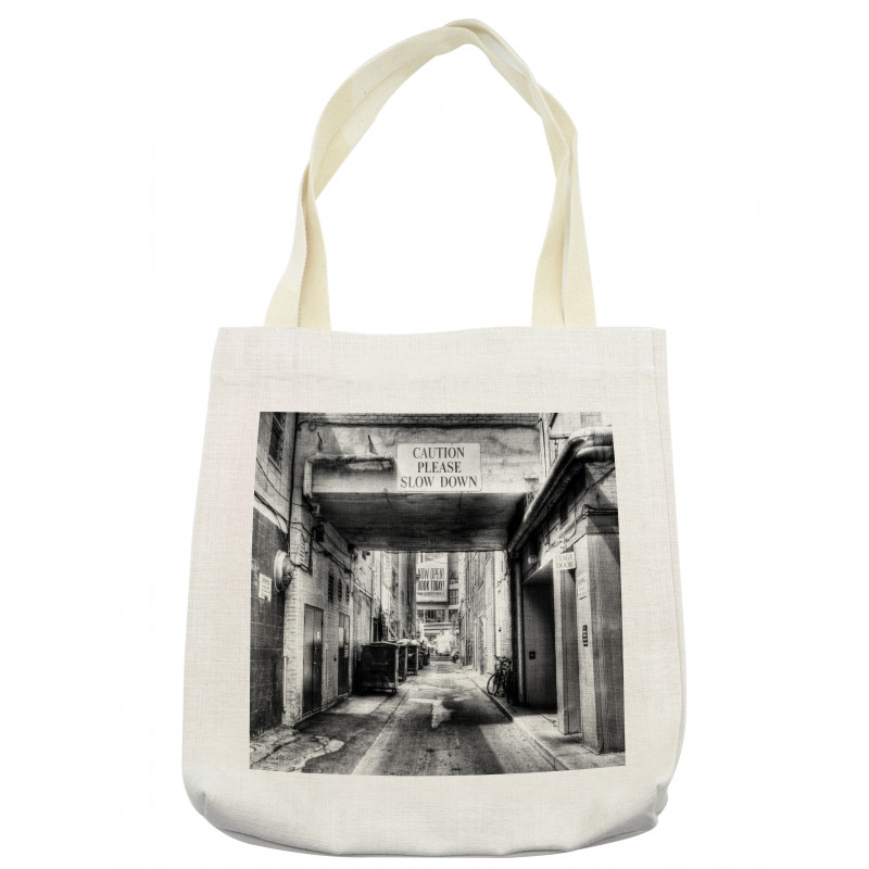 Old Fashion Urban District Tote Bag