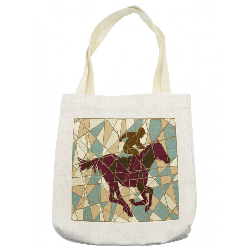 Stable Jockey Silhouette Tote Bag