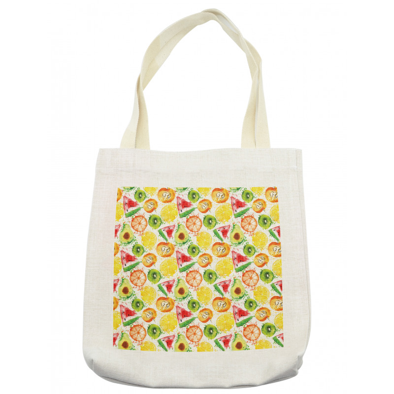 Watermelon Kiwi Avocado Tote Bag