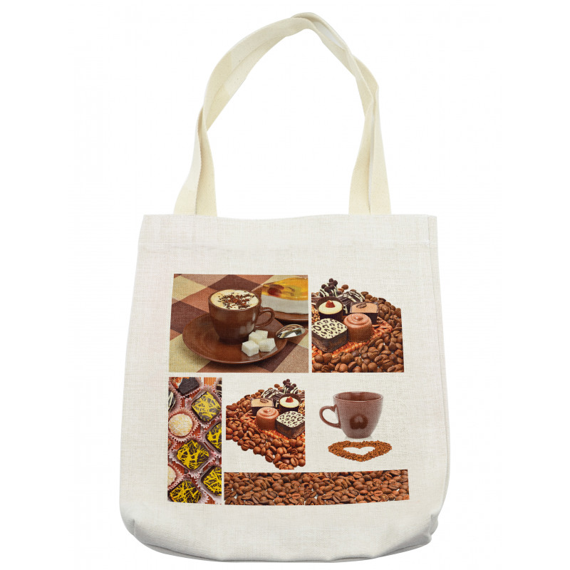 Sweets and Coffee Beans Tote Bag