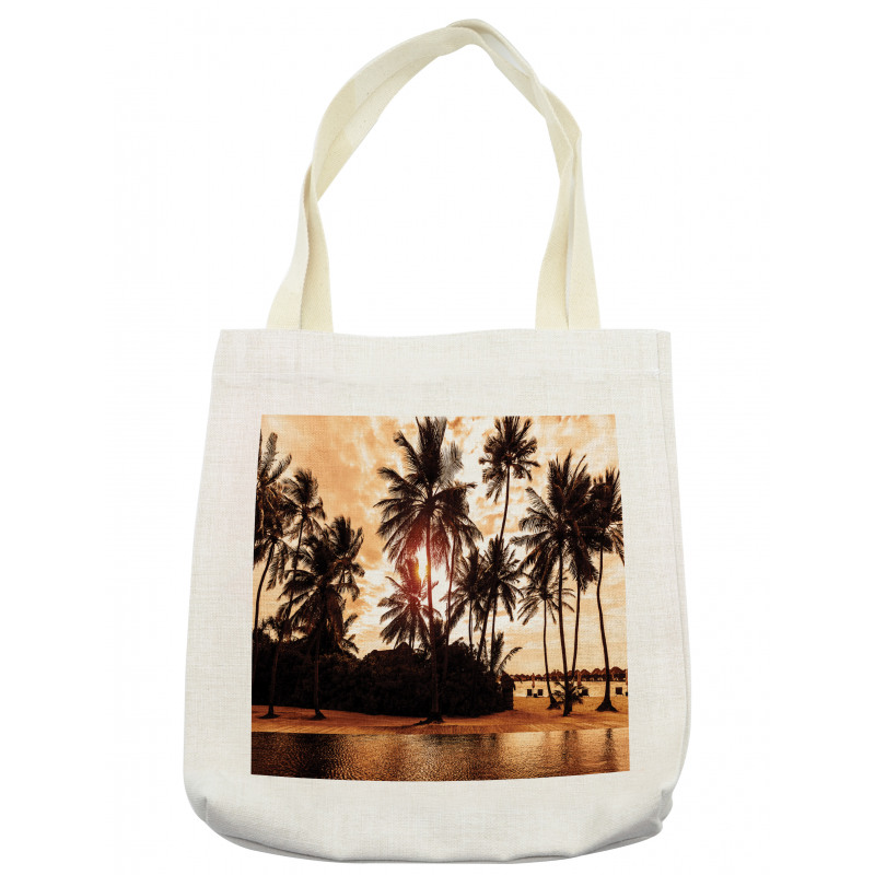 Ocean Sea Love Palms Tote Bag