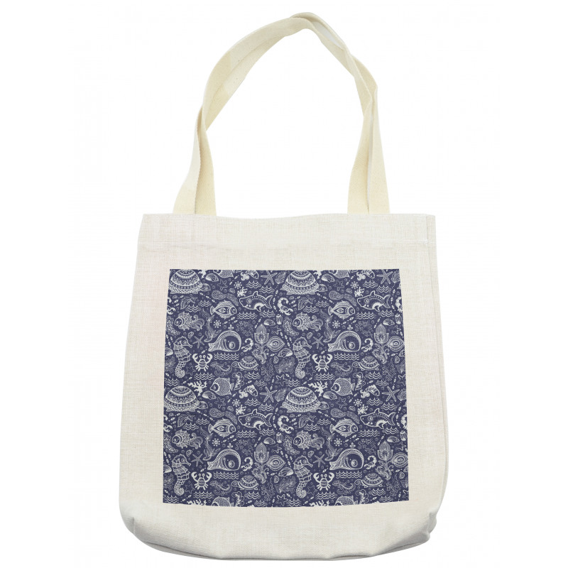 Shells and Plants Tote Bag