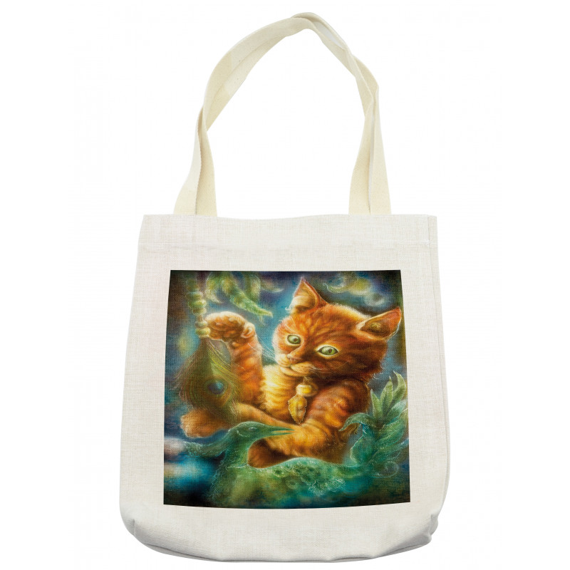 Fantasy Peacock Tote Bag