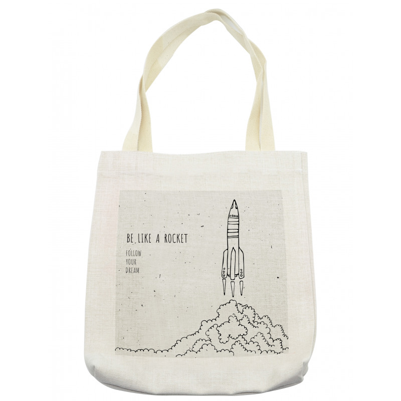 Dream Space Lover Words Tote Bag