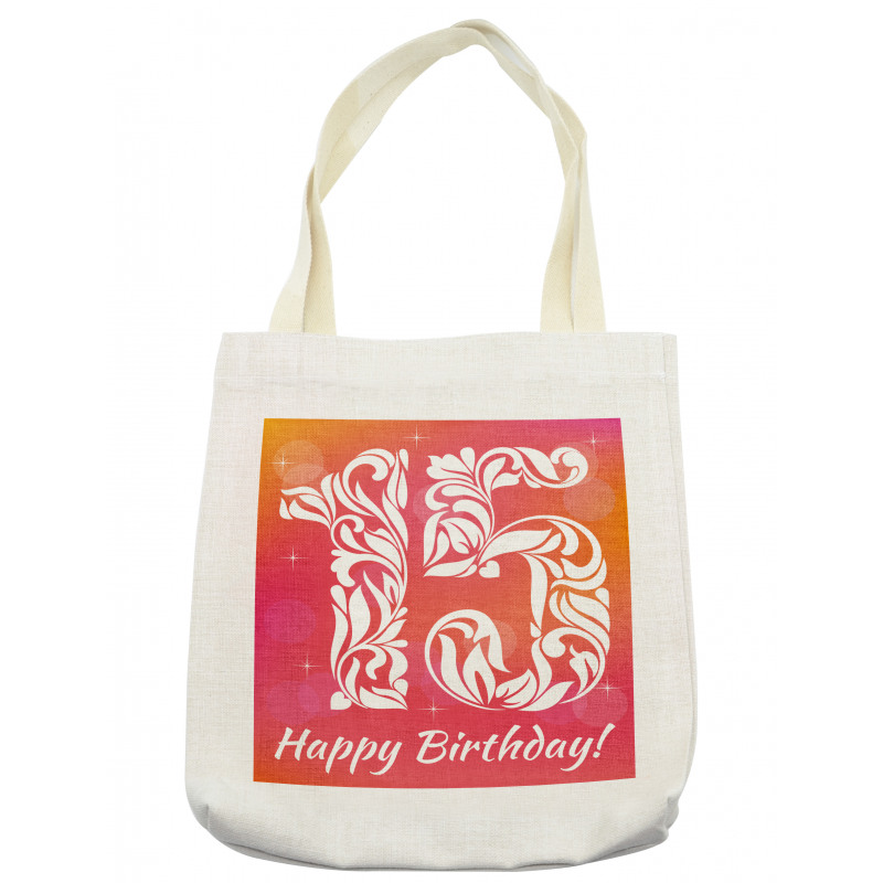 Teen Birthday Design Tote Bag