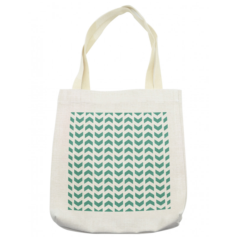 Abstract Zigzag Tribal Tote Bag