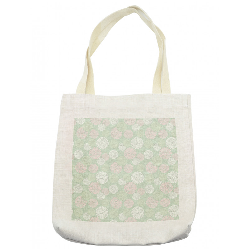 Pastel Dahlia Blossoms Tote Bag