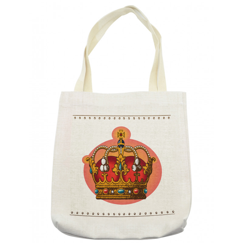 Baroque Crown Coronet Tote Bag