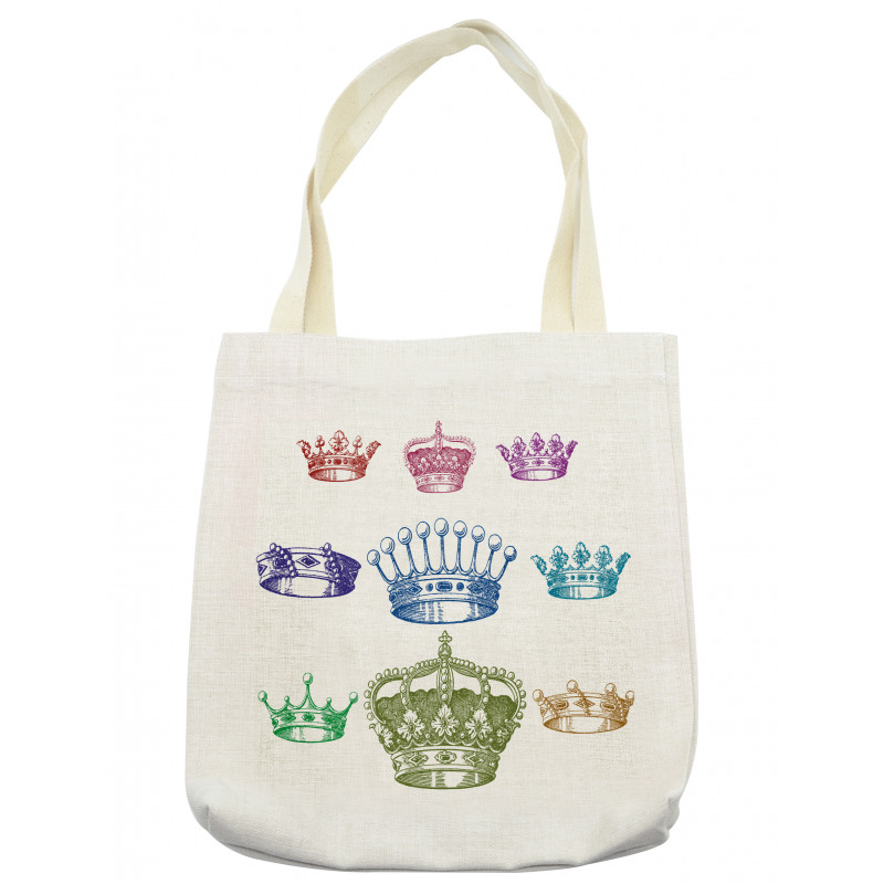 Old Antique Crown Set Tote Bag