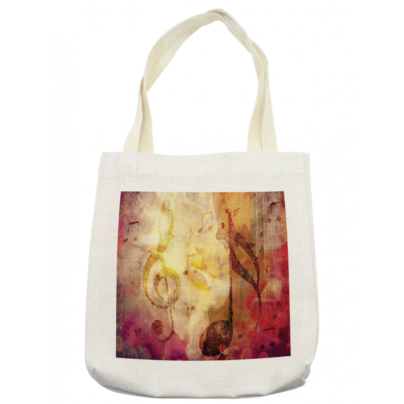Colorful Notes Composition Tote Bag
