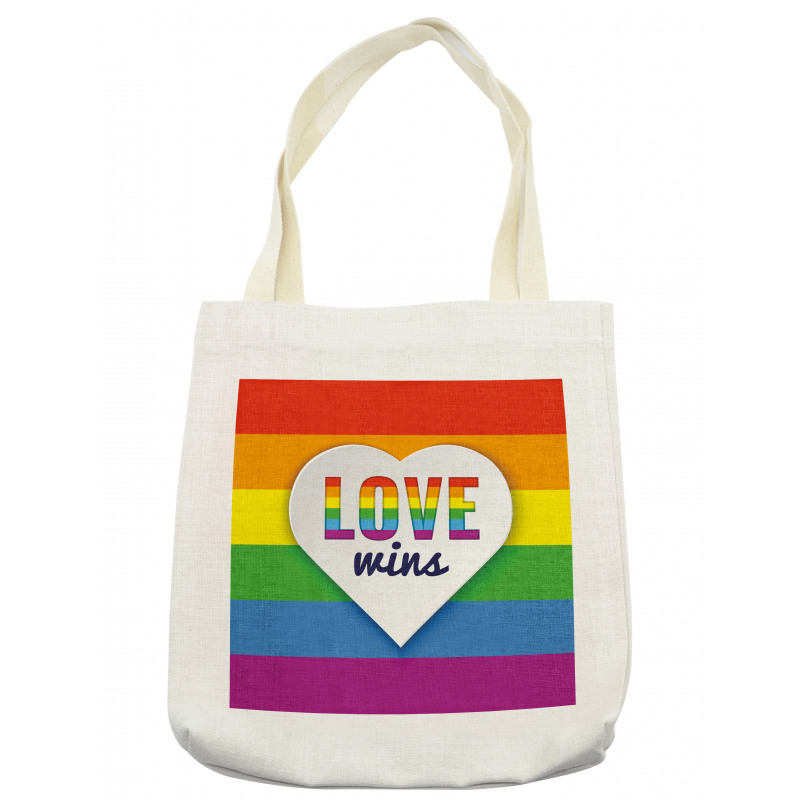 LGBT Pride Love Wins Tote Bag