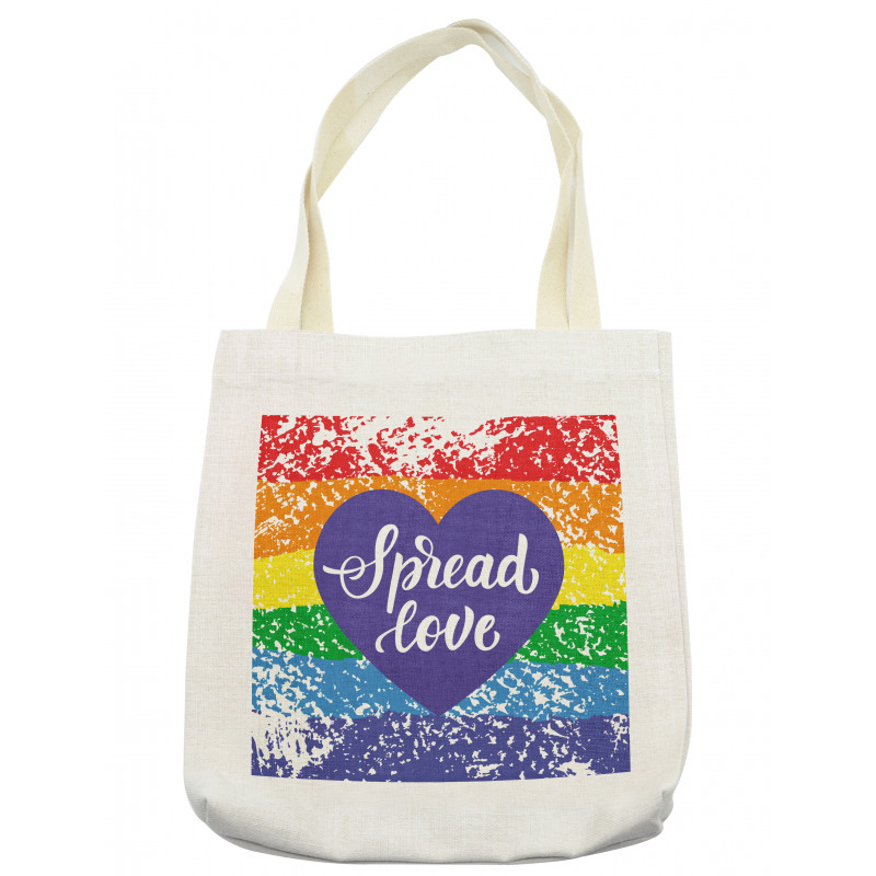 Spread Love Heart Tote Bag