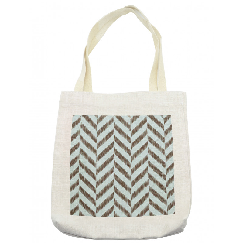 Sketchy Chevron Zig Zag Tote Bag